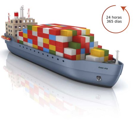 Specialists in lashings on board ships at the BARCELONA and TARRAG terminals